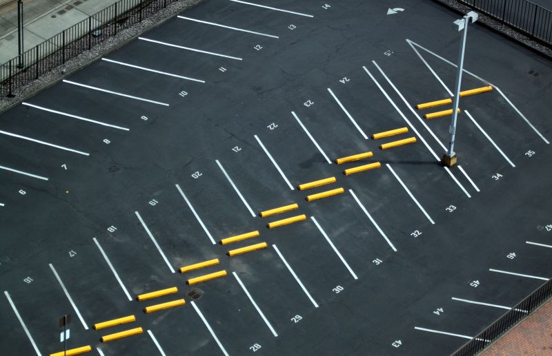 Parking Lot Resurfacing detail