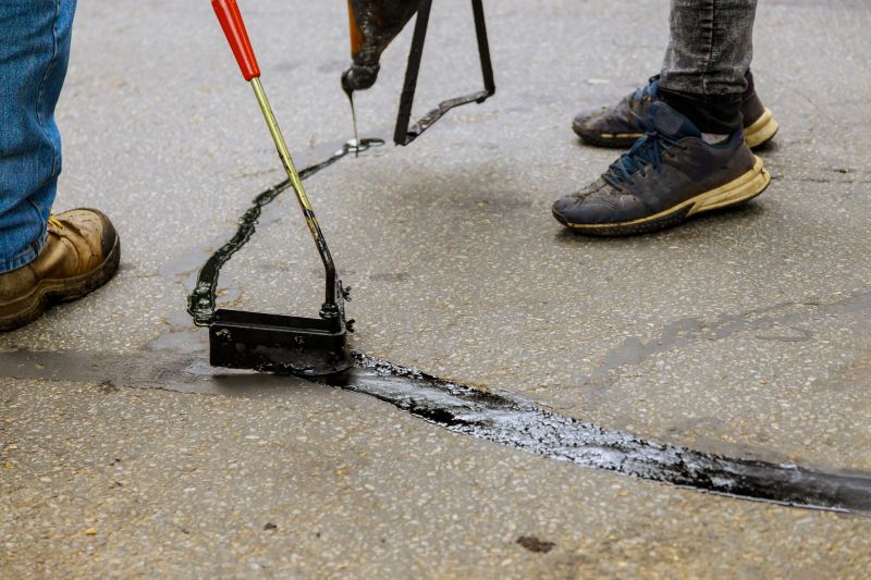 Parking Lot Crack Sealing